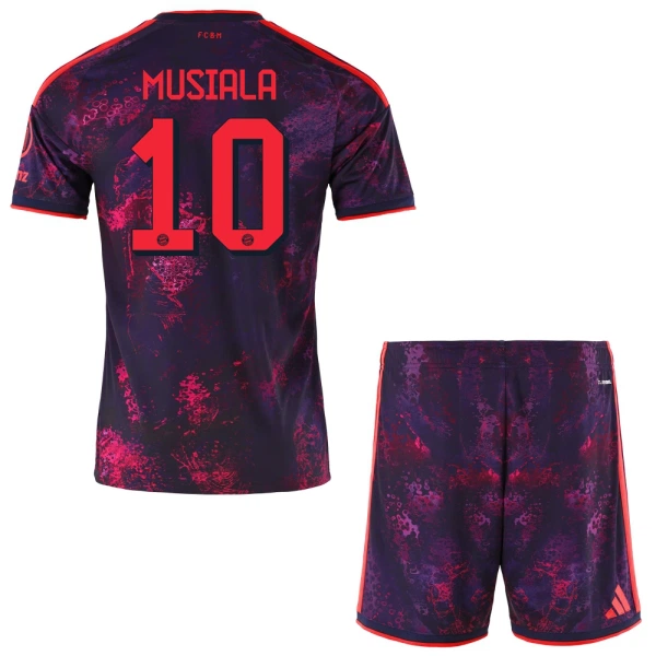 Kit De Football FC Bayern Munich Jamal Musiala 10 Enfant Third 26/27 Kit De Football FC Bayern Munich Jamal Musiala 10 Enfant Third 26/27