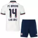 Kit De Football FC Bayern Munich Luis Díaz 14 Enfant Extérieur 26/27 Kit De Football FC Bayern Munich Luis Díaz 14 Enfant Extérieur 26/27