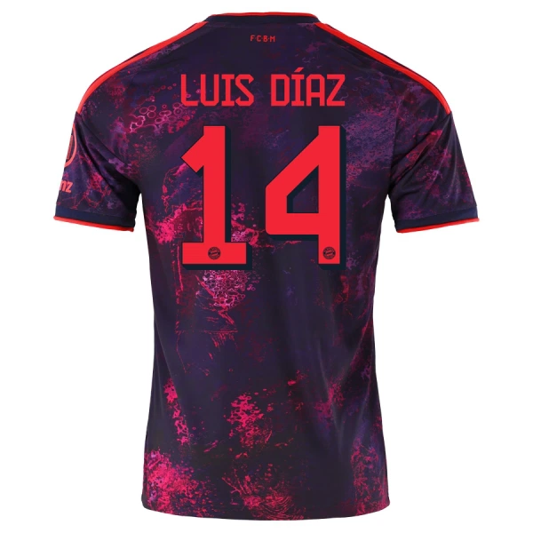 Maillot De Foot FC Bayern Munich Luis Díaz 14 Third 26/27 Maillot De Foot FC Bayern Munich Luis Díaz 14 Third 26/27