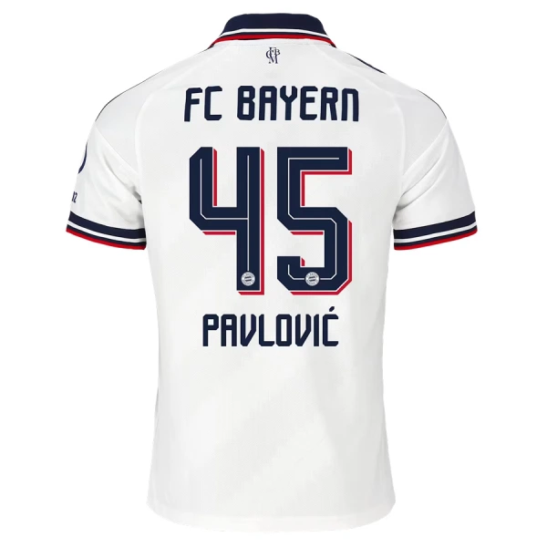 Maillot De Foot FC Bayern Munich Pavlovic 45 Extérieur 26/27 Maillot De Foot FC Bayern Munich Pavlovic 45 Extérieur 26/27