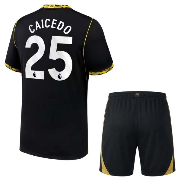 Kit De Football Chelsea Moisés Caicedo 25 Enfant Extérieur 26/27