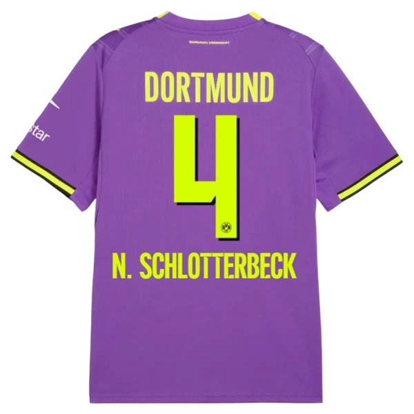 Maillot De Foot Borussia Dortmund Nico Schlotterbeck 4 Third 26/27