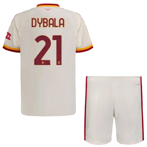 Kit De Football AS Roma Paulo Dybala 21 Enfant Extérieur 26/27 Kit De Football AS Roma Paulo Dybala 21 Enfant Extérieur 26/27