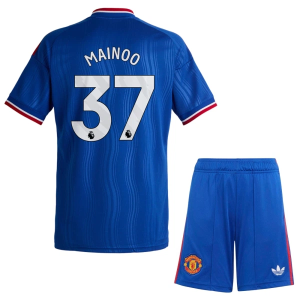 Kit De Football Manchester United Mainoo 37 Enfant Extérieur 26/27 Kit De Football Manchester United Mainoo 37 Enfant Extérieur 26/27