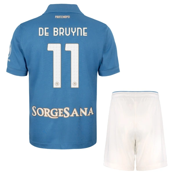 Kit De Football SSC Naples Kevin De Bruyne 11 Enfant Domicile 26/27 Kit De Football SSC Naples Kevin De Bruyne 11 Enfant Domicile 26/27