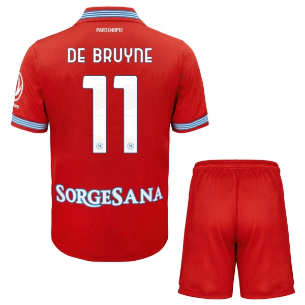 Kit De Football SSC Naples Kevin De Bruyne 11 Enfant Third 26/27