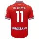 Maillot De Foot SSC Naples Kevin De Bruyne 11 Third 26/27 Maillot De Foot SSC Naples Kevin De Bruyne 11 Third 26/27