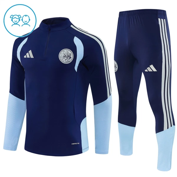 Ajax Amsterdam Enfant Kit de Sweat-shirt d’entraînement 26/27 Bleu Ajax Amsterdam Enfant Kit de Sweat-shirt d’entraînement 26/27 Bleu