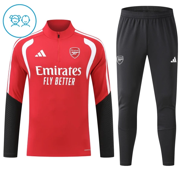 Arsenal Enfant Kit de Sweat-shirt d’entraînement 26/27 Rouge