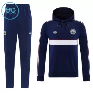 Bayern Munich Enfant Kit sweat-shirt d'entraînement à capuche 26/27 Navy