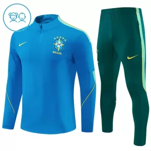 Brésil Enfant Kit de Sweat-shirt d’entraînement 26/27 Bleu