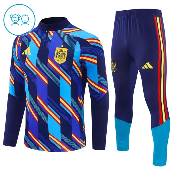 Espagne Enfant Kit de Sweat-shirt d’entraînement 26/27 Bleu Espagne Enfant Kit de Sweat-shirt d’entraînement 26/27 Bleu