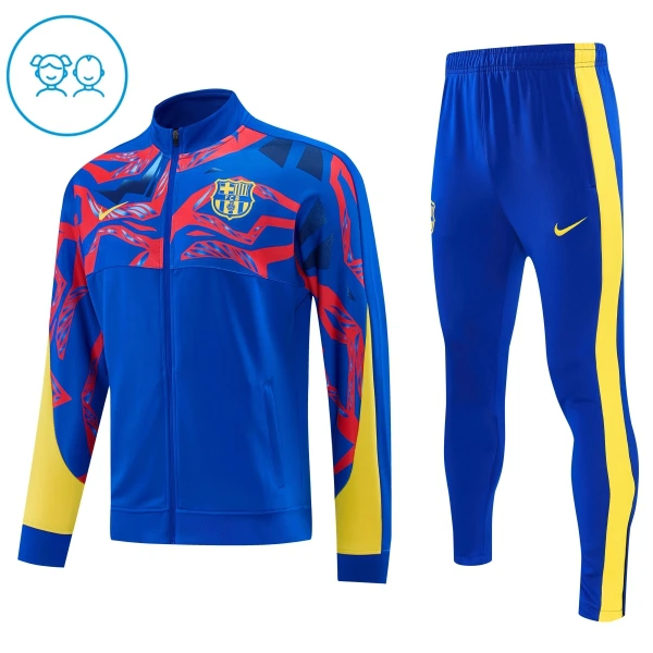 FC Barcelone Enfant Ensemble Vestes d'Entraînement 26/27 Bleu