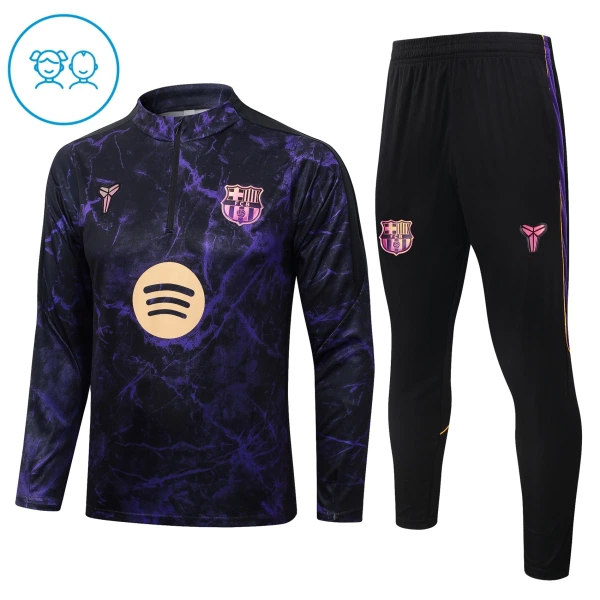 FC Barcelone Enfant Kit de Sweat-shirt d’entraînement 26/27 Noir FC Barcelone Enfant Kit de Sweat-shirt d’entraînement 26/27 Noir