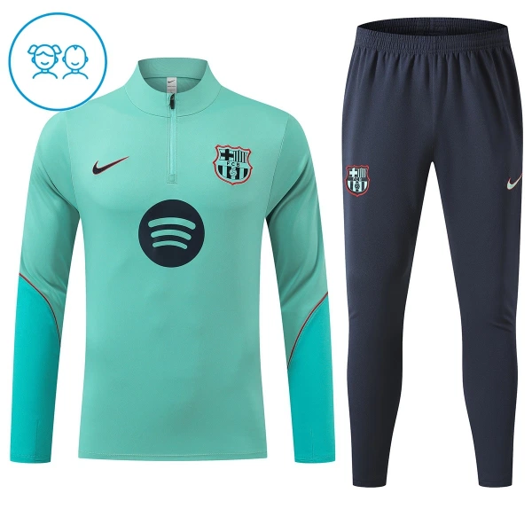 FC Barcelone Enfant Kit de Sweat-shirt d’entraînement 26/27 Vert