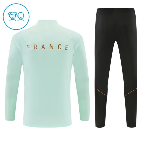 France Enfant Kit de Sweat-shirt d’entraînement 26/27 Blanc