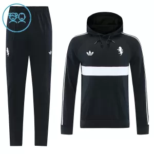 Juventus Enfant Kit sweat-shirt d'entraînement à capuche 26/27 Noir