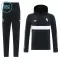 Juventus Enfant Kit sweat-shirt d'entraînement à capuche 26/27 Noir