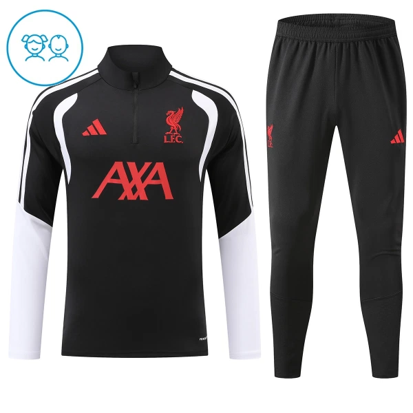 Liverpool Enfant Kit de Sweat-shirt d’entraînement 26/27 Noir Liverpool Enfant Kit de Sweat-shirt d’entraînement 26/27 Noir