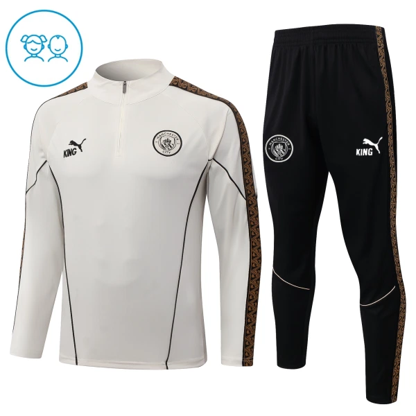 Manchester City Enfant Kit de Sweat-shirt d’entraînement 26/27 Gris Manchester City Enfant Kit de Sweat-shirt d’entraînement 26/27 Gris