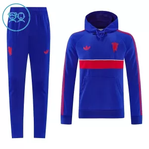 Manchester United Enfant Kit sweat-shirt d'entraînement à capuche 26/27 Bleu Manchester United Enfant Kit sweat-shirt d'entraînement à capuche 26/27 Bleu