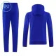 Manchester United Enfant Kit sweat-shirt d'entraînement à capuche 26/27 Bleu