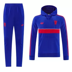 Manchester United Kit sweat-shirt d'entraînement à capuche 26/27 Bleu Manchester United Kit sweat-shirt d'entraînement à capuche 26/27 Bleu
