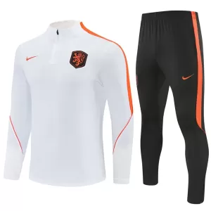Pays-Bas Kit de Sweat-shirt d’entraînement 26/27 Blanc Pays-Bas Kit de Sweat-shirt d’entraînement 26/27 Blanc