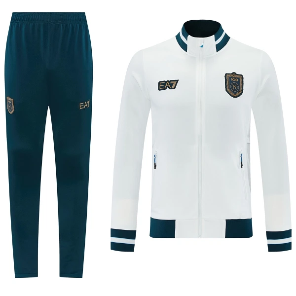 SSC Naples Ensemble Vestes d'Entraînement 26/27 Blanc