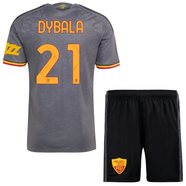 Kit De Football AS Roma Paulo Dybala 21 Enfant Third 26/27 Kit De Football AS Roma Paulo Dybala 21 Enfant Third 26/27