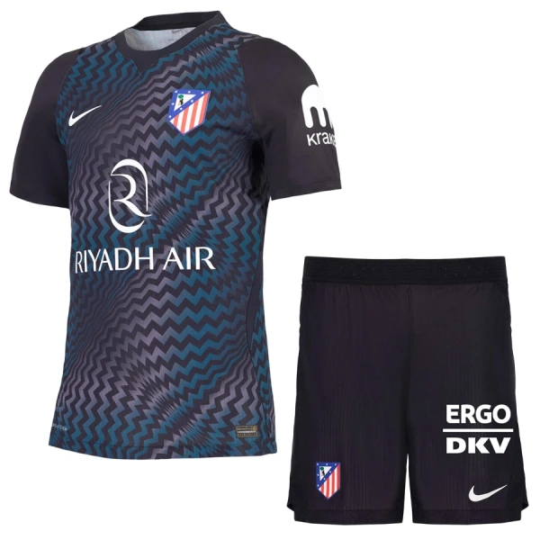 Kit De Football Gardien Atlético Madrid Enfant 26/27 Noir