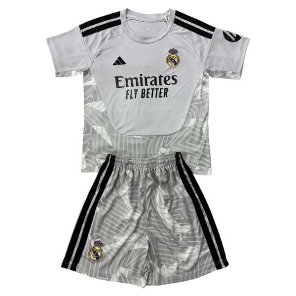 Kit De Football Gardien Real Madrid Enfant 26/27 Gris