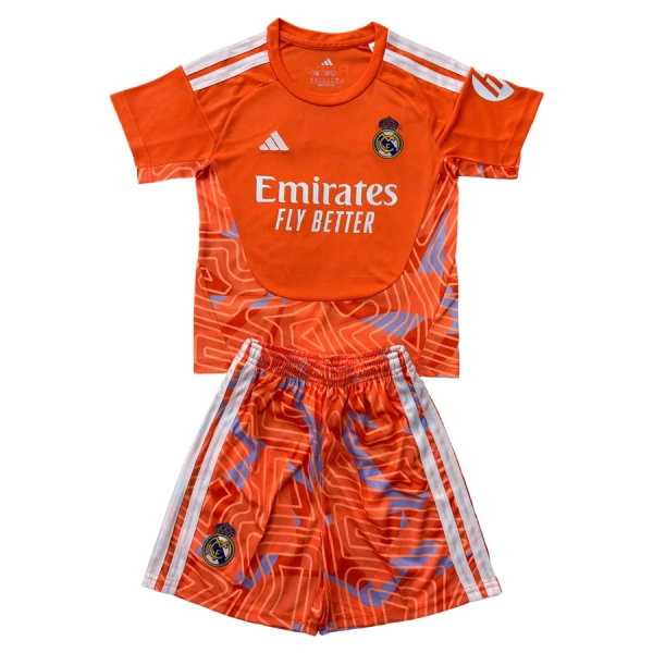 Kit De Football Gardien Real Madrid Enfant 26/27 Orange