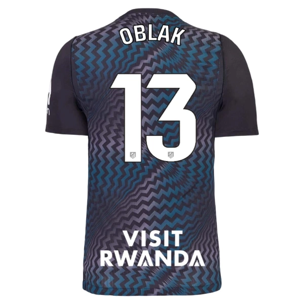 Maillot De Foot Gardien Atlético Madrid Jan Oblak 13 26/27 Noir Maillot De Foot Gardien Atlético Madrid Jan Oblak 13 26/27 Noir