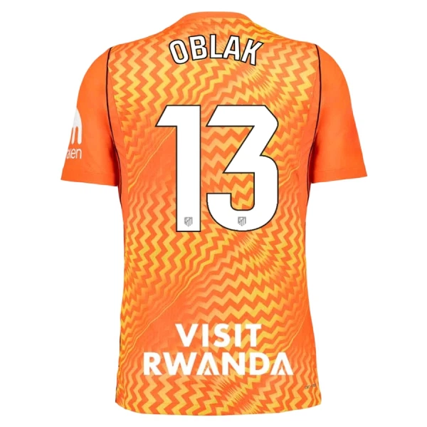 Maillot De Foot Gardien Atlético Madrid Jan Oblak 13 26/27 Orange Maillot De Foot Gardien Atlético Madrid Jan Oblak 13 26/27 Orange