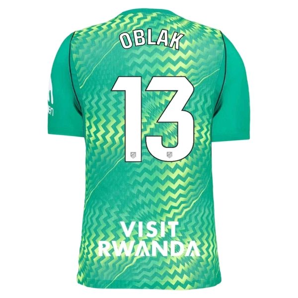 Maillot De Foot Gardien Atlético Madrid Jan Oblak 13 26/27 Vert Maillot De Foot Gardien Atlético Madrid Jan Oblak 13 26/27 Vert