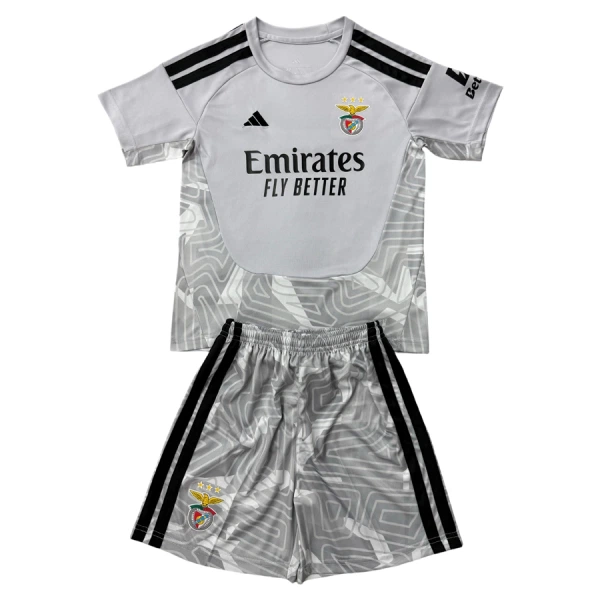 Kit De Football Gardien SL Benfica Enfant 26/27 Gris Kit De Football Gardien SL Benfica Enfant 26/27 Gris