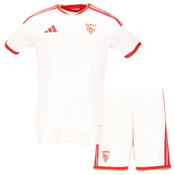 Kit De Football Séville FC Enfant Domicile 26/27 Kit De Football Séville FC Enfant Domicile 26/27