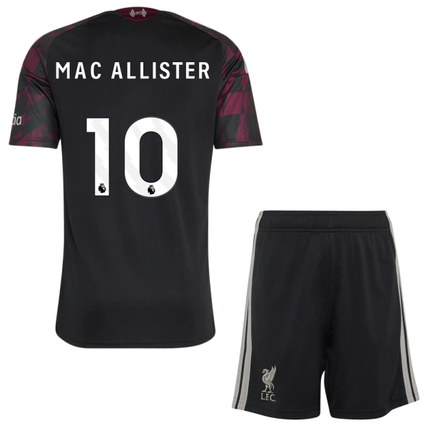 Kit De Football Liverpool Alexis Mac Allister 10 Enfant Third 26/27 Kit De Football Liverpool Alexis Mac Allister 10 Enfant Third 26/27