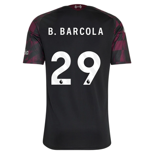 Kit De Football Liverpool B. Barcola 29 Enfant Third 26/27