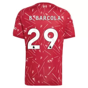 Maillot De Foot Liverpool B. Barcola 29 Domicile 26/27