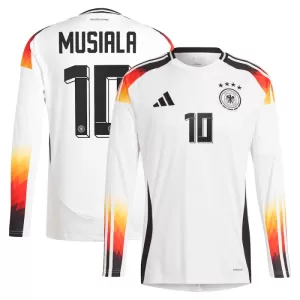 Maillot De Foot Allemagne Jamal Musiala 10 Domicile Euro 2024 Manches Longues Maillot De Foot Allemagne Jamal Musiala 10 Domicile Euro 2024 Manches Longues